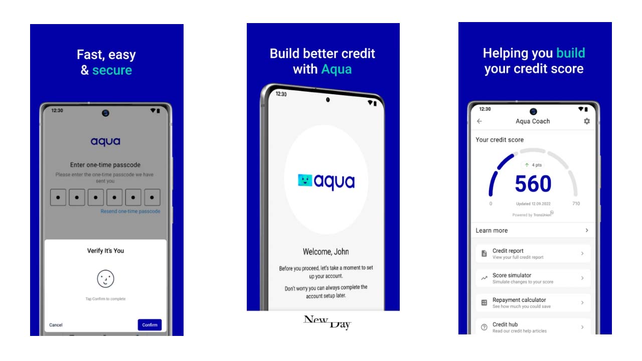 Aqua Credit Card App