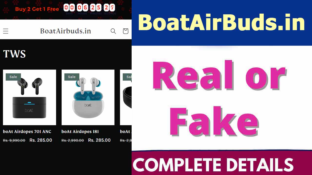 BoatAirBuds Site Review