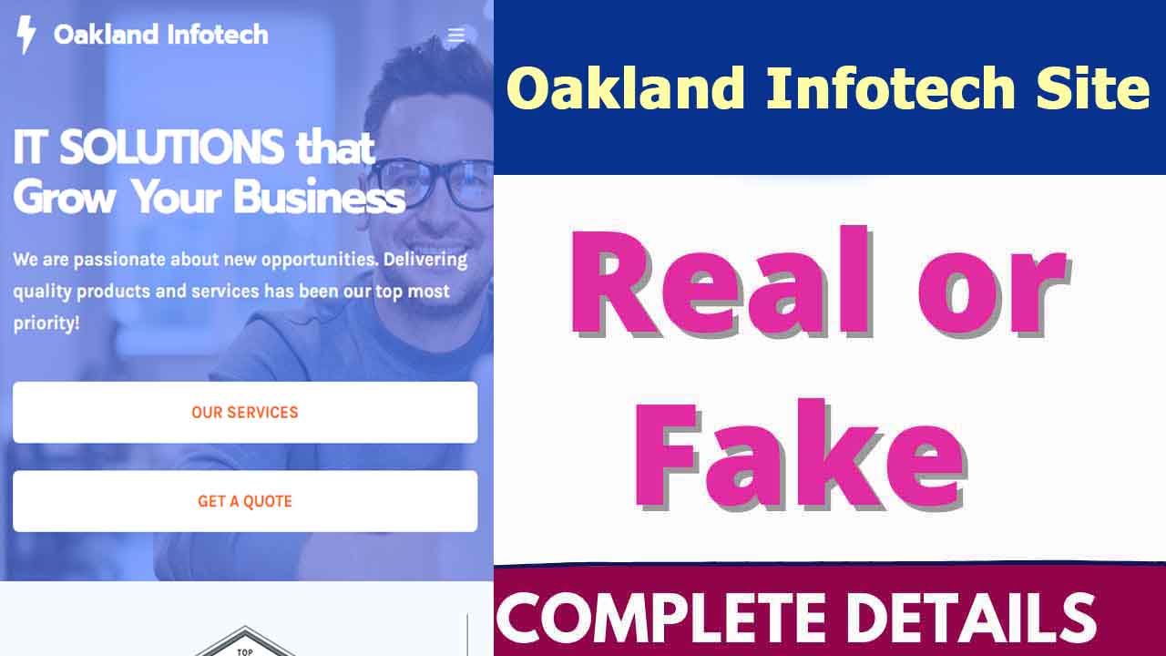 Oakland Infotech Site Review