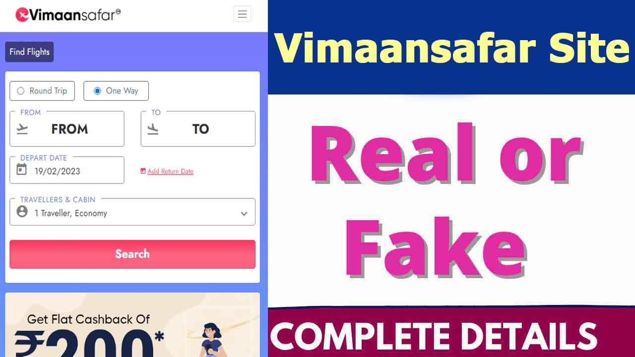 Vimaansafar Site Review