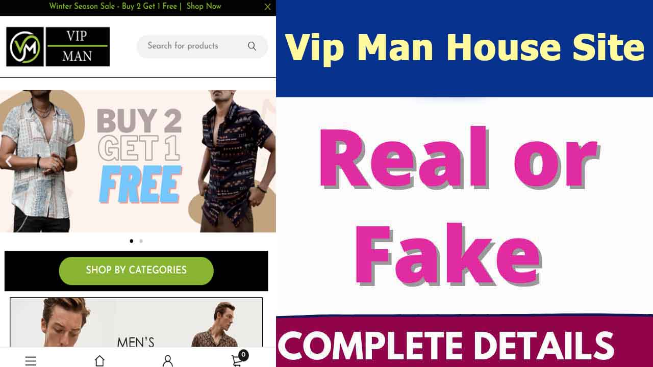 Vip Man House Site Review
